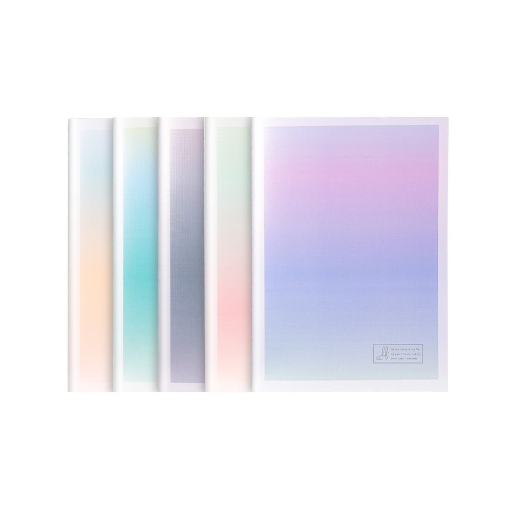 Тетрадка Deli Linfini T1680-1, B5, 80 л., линиран офсет шамоа 70 г, EVA подвързия