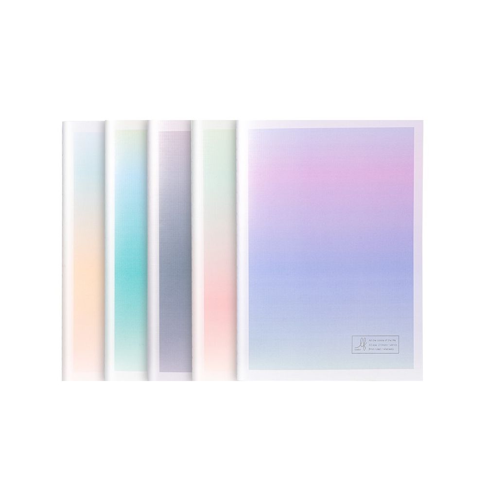 Тетрадка Deli Linfini T3272-1, A5, 72 л., линиран офсет шамоа 70 г, EVA подвързия