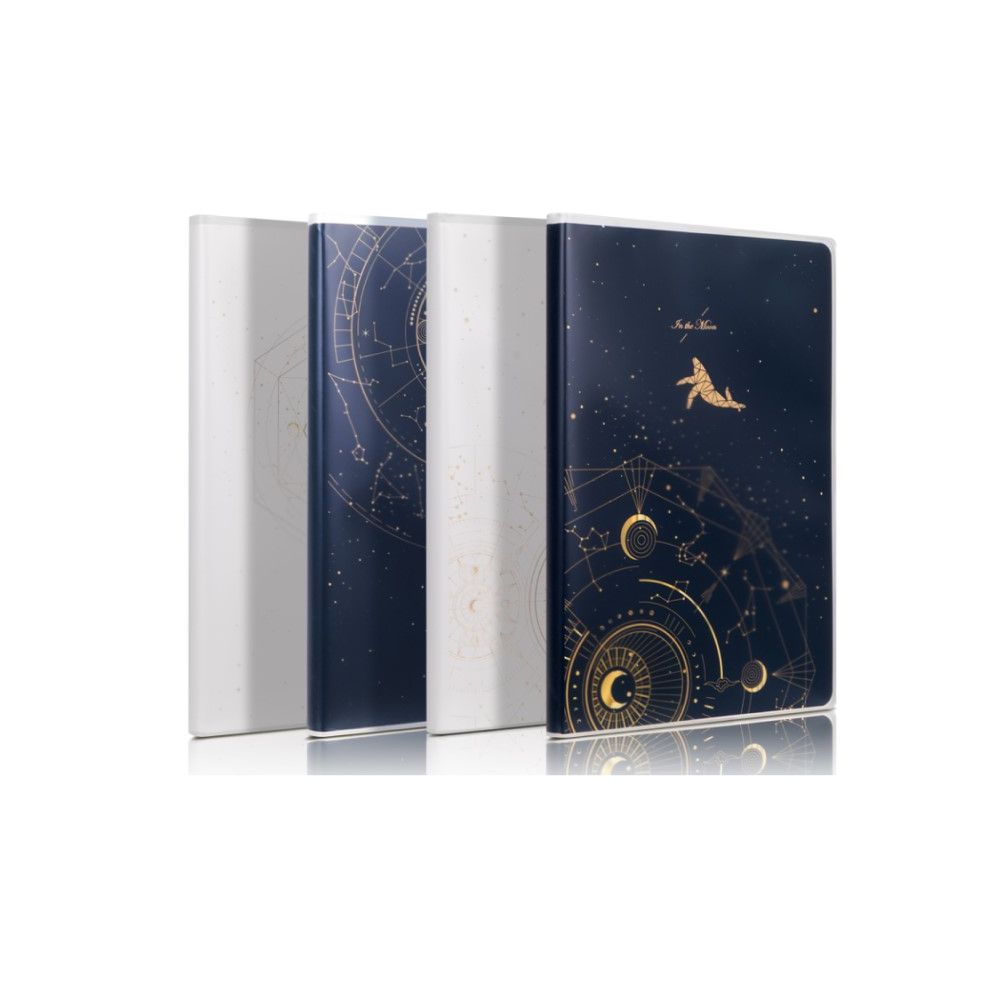 Тетрадка Deli Whale T16128, B5, 252x174 мм, 128 л., линиран офсет шамоа 70 г, EVA подвързия