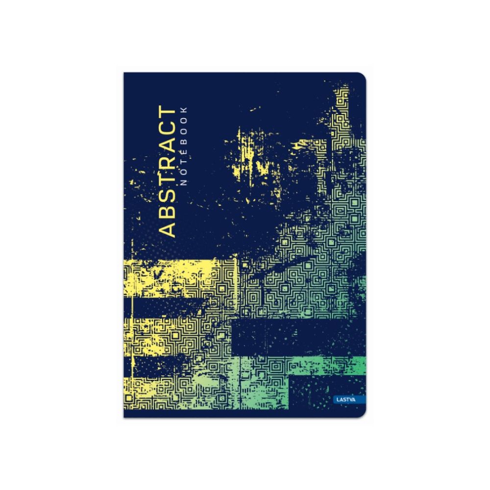 Тетрадка LASTVA Abstract, A5, 52 л., линиран офсет 80 г, корица 300 г, гланц ламинат