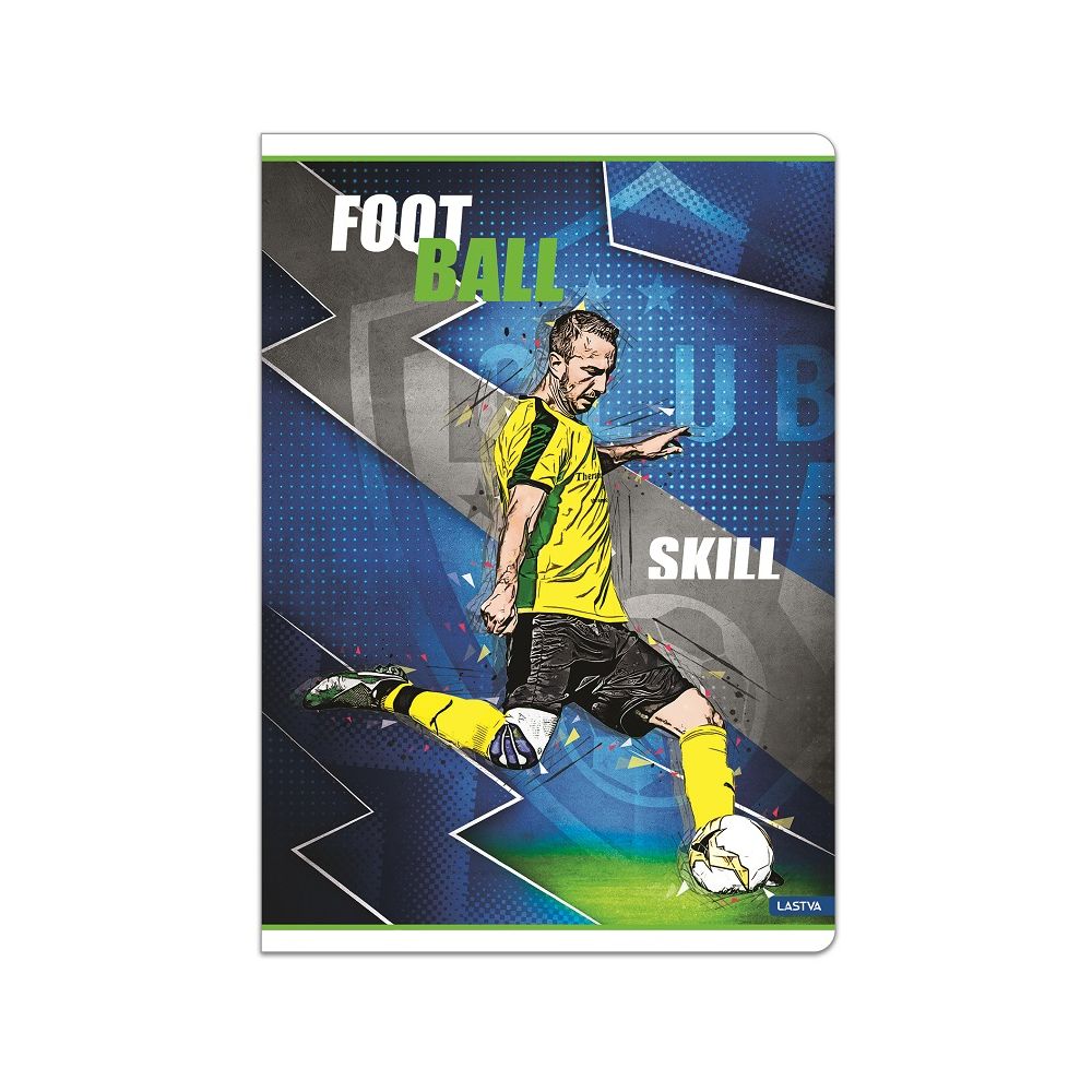 Тетрадка LASTVA Game, A4, 52 л., линиран офсет 80 г, корица 300 г, мат ламинат, UV лак