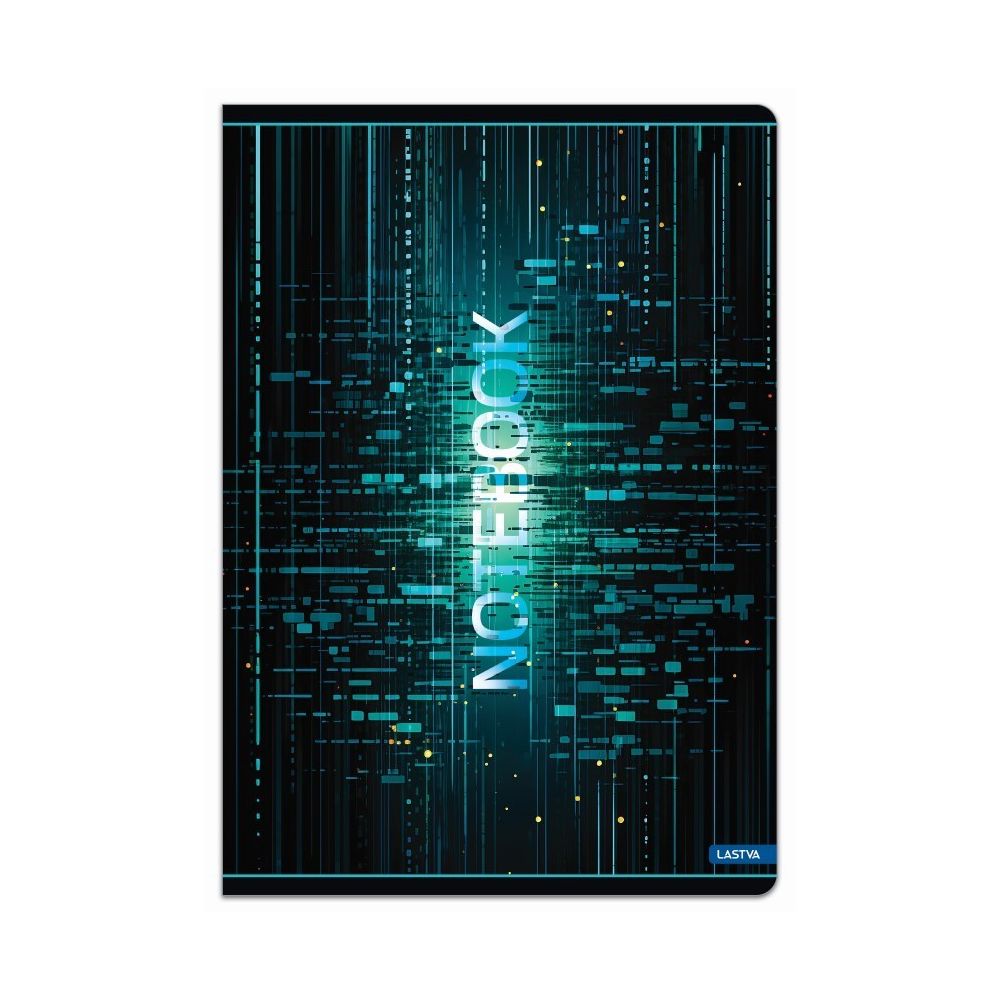 Тетрадка LASTVA MATRIX, A5, 52 л., м.квадр. офест 80 г, корица 300 г, мат ламинат, UV лак