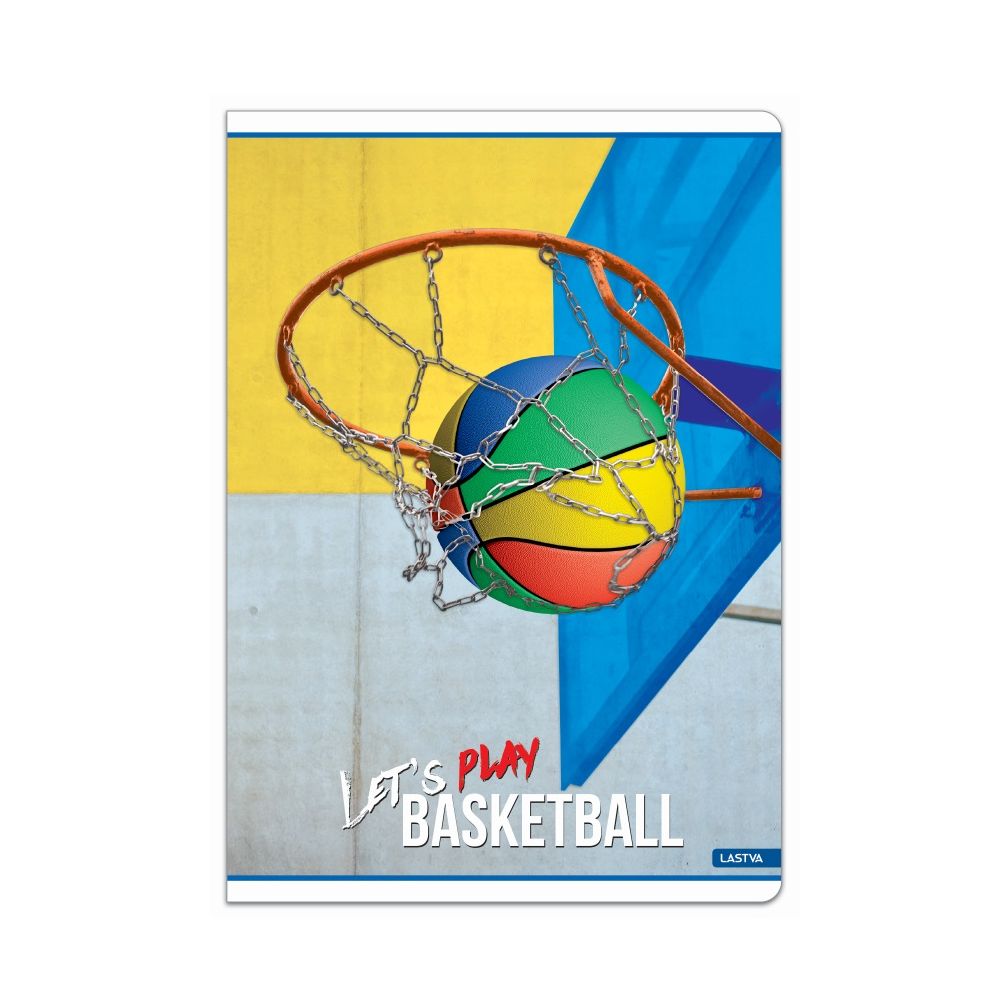 Тетрадка LASTVA Play, A4, 52 л., линиран офсет 80 г, корица 300 г, мат ламинат, UV лак