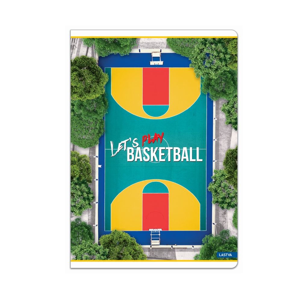 Тетрадка LASTVA Play, A5, 52 л., линиран офсет 80 г, корица 300 г, мат ламинат, UV лак