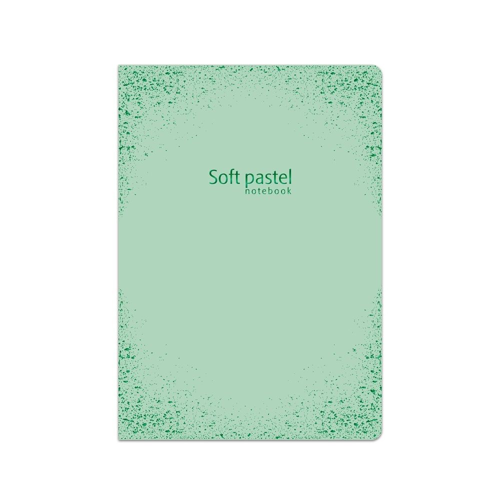 Тетрадка LASTVA Soft Pastel, A5, 52 л., линиран офсет 80 г, корица 300 г, мат ламинат, релеф