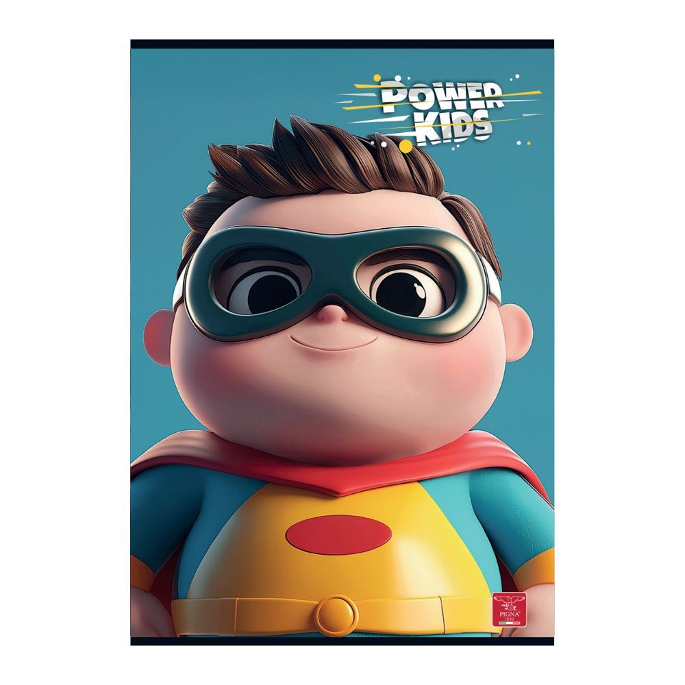 Тетрадка PIGNA Power Kids, А4, 42 л., линиран офсет 80 г, корица картон 200 г, UV лак