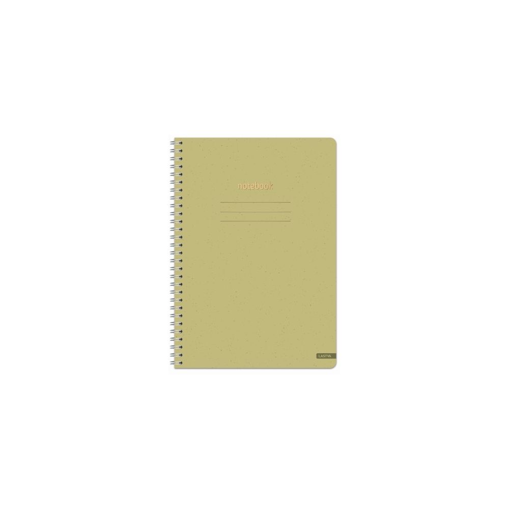 Тетрадка със спирала LASTVA CRUSH, A4, 100 л., линиран офсет 80 г, ECO корица 250 г, мат ламинат