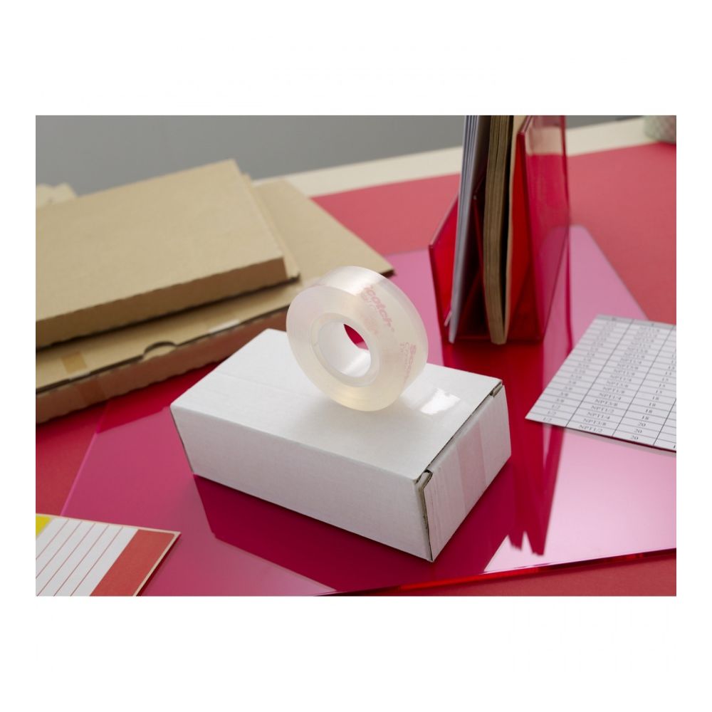 Тиксо Scotch Crystal 6-1975, 19 мм х 7.5 м, кристално, с диспенсър