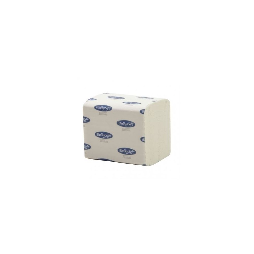 Тоалетна хартия Bulky Soft Premium 67594 на пачки, 2 пласта, 19х11 см, 250 къса