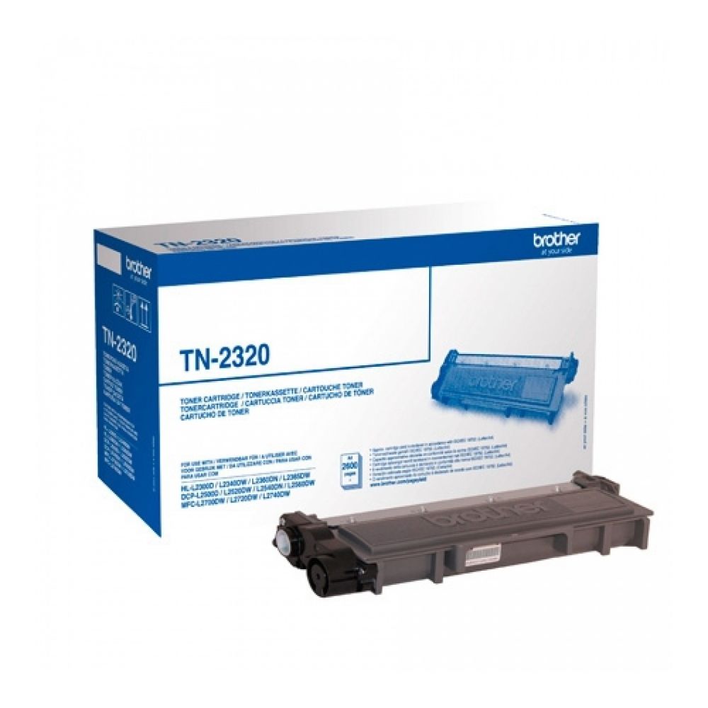 Тонер касета Brother Black TN-2320 за HL-2300D/XX/MFC-L2700DW/XX/DCP-L2540DN/XX, 2600 к.