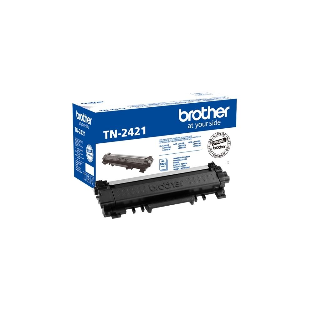 Тонер касета Brother Black TN-2421 за DCP-L2512D/XX/HL-L2312D/XX/MFC-L2712DN/XX, 3000 к.