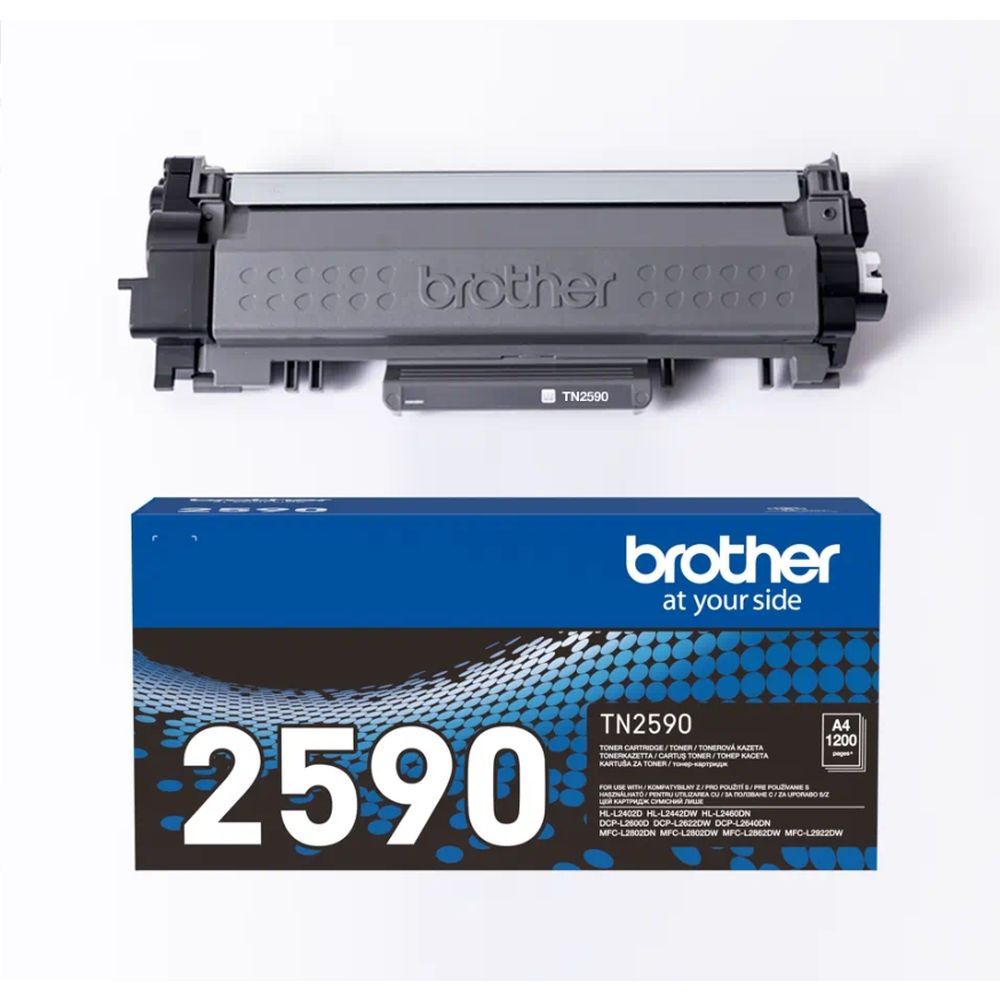 Тонер касета Brother Black TN-2590 за HL-L2400DW/L2402D/L2442DW/L2445/L2460DN, 1200 к.
