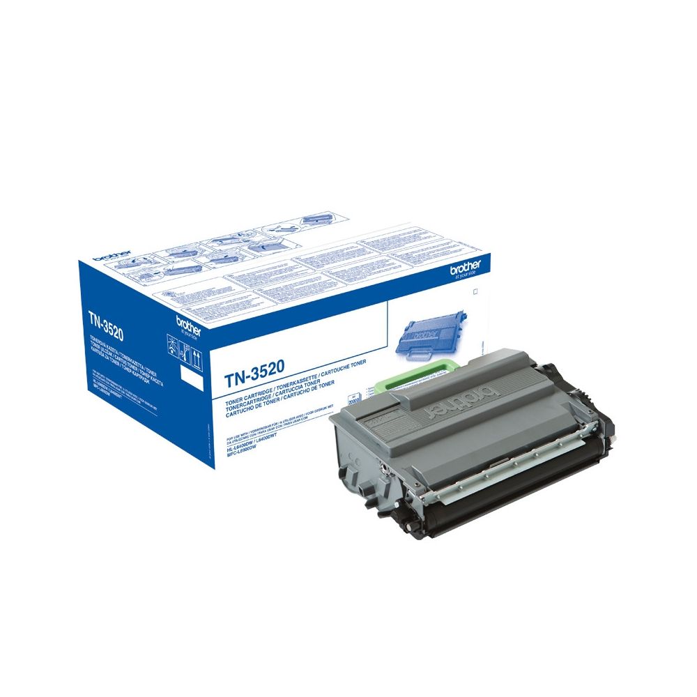 Тонер касета Brother Black TN-3520 за HL-L6400DW, 20000 к.