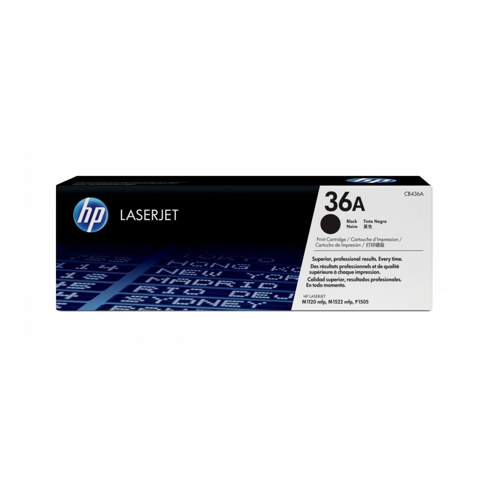 Тонер касета HP Black CB436A за LJ M1120mfp/P1505/M1522mfp, 2000 к.