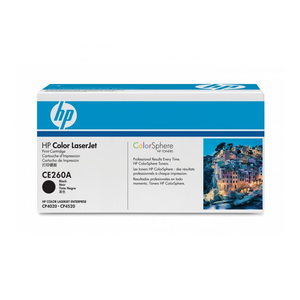Тонер касета HP Black CE260A за Color LJ CP4525/CP4025, 8500 к.
