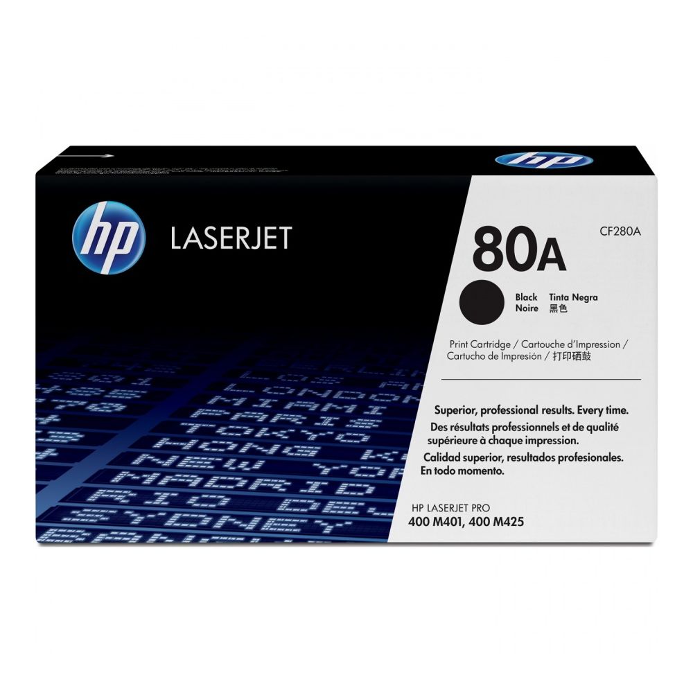 Тонер касета HP Black CF280A за LJ Pro 400/M401/M425, 2700 к.