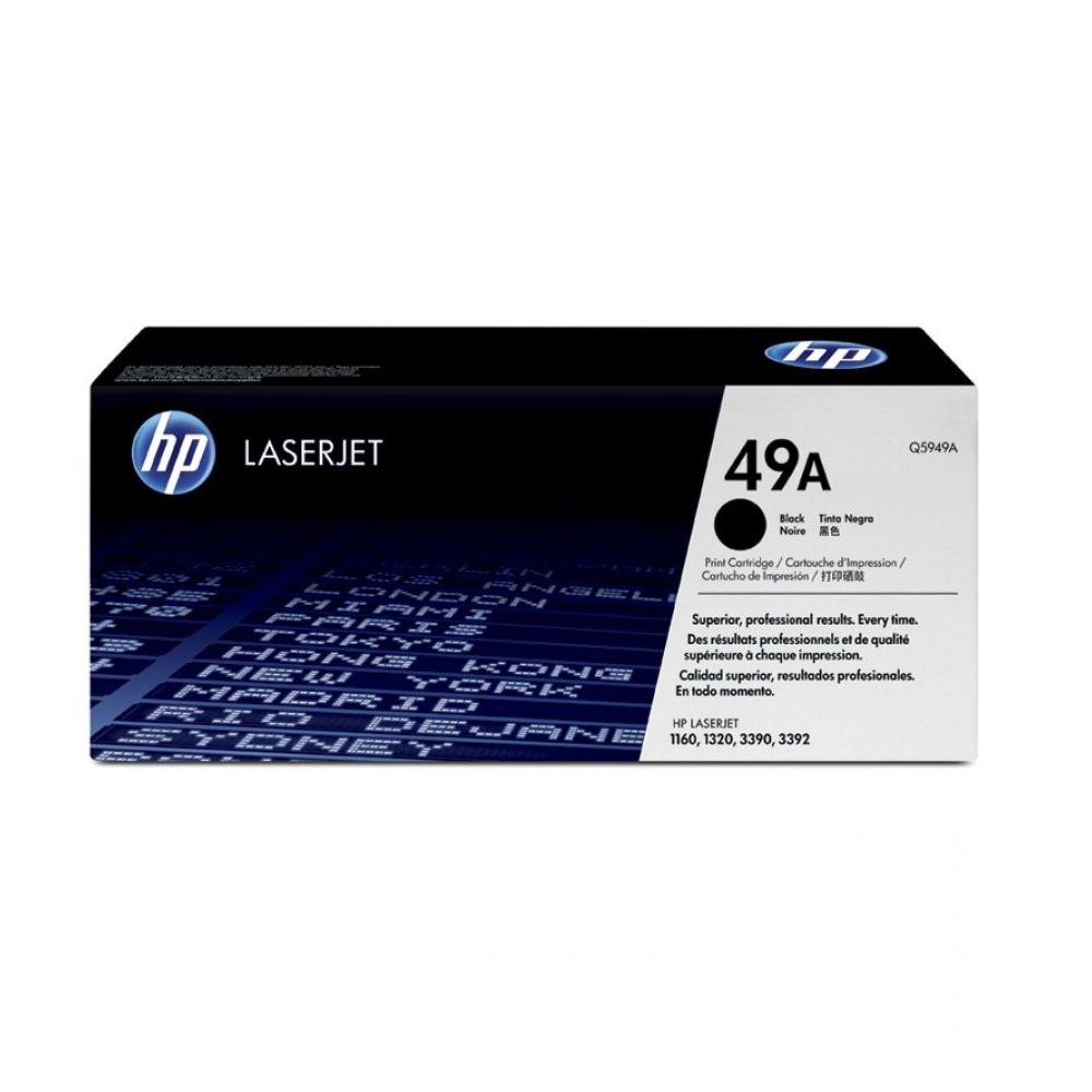 Тонер касета HP Black Q5949A за LJ 1160/1320/3390/339, 2500 к.