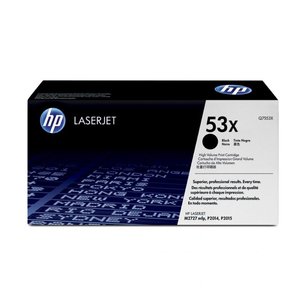 Тонер касета HP Black Q7553X за LJ P2014/P2015/M2727mfp, 7000 к.
