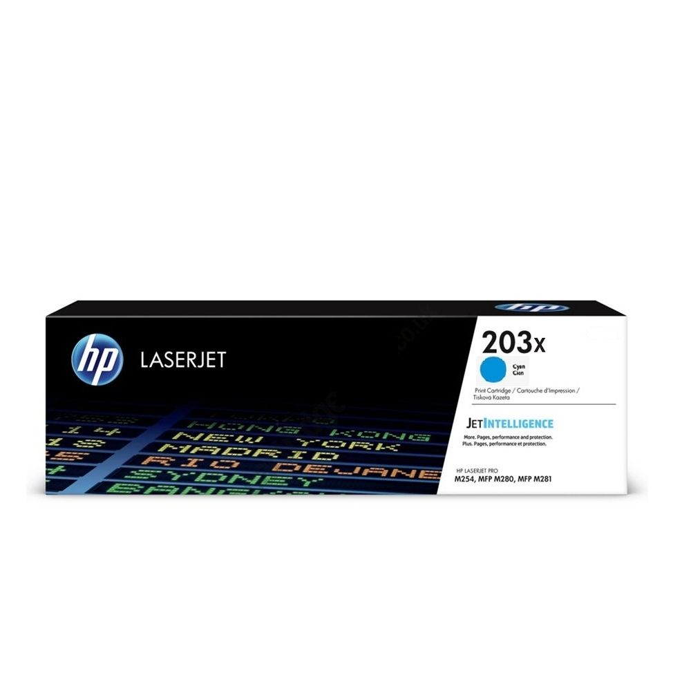 Тонер касета HP Cyan CF541X за Color LJPro M254nw/M254dw/M280nw/M281fdn/M281fdw, 2500 к.