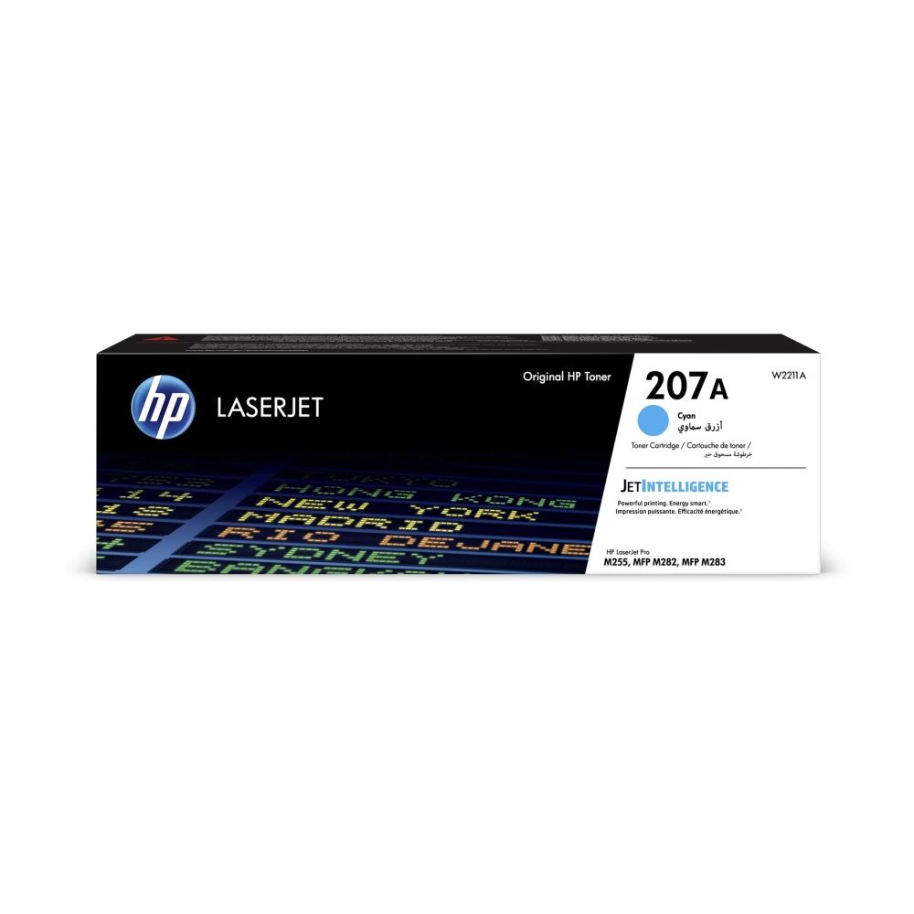 Тонер касета HP Cyan W2211A за Color LJ M255/Pro MFP M282/283, 1250 к.