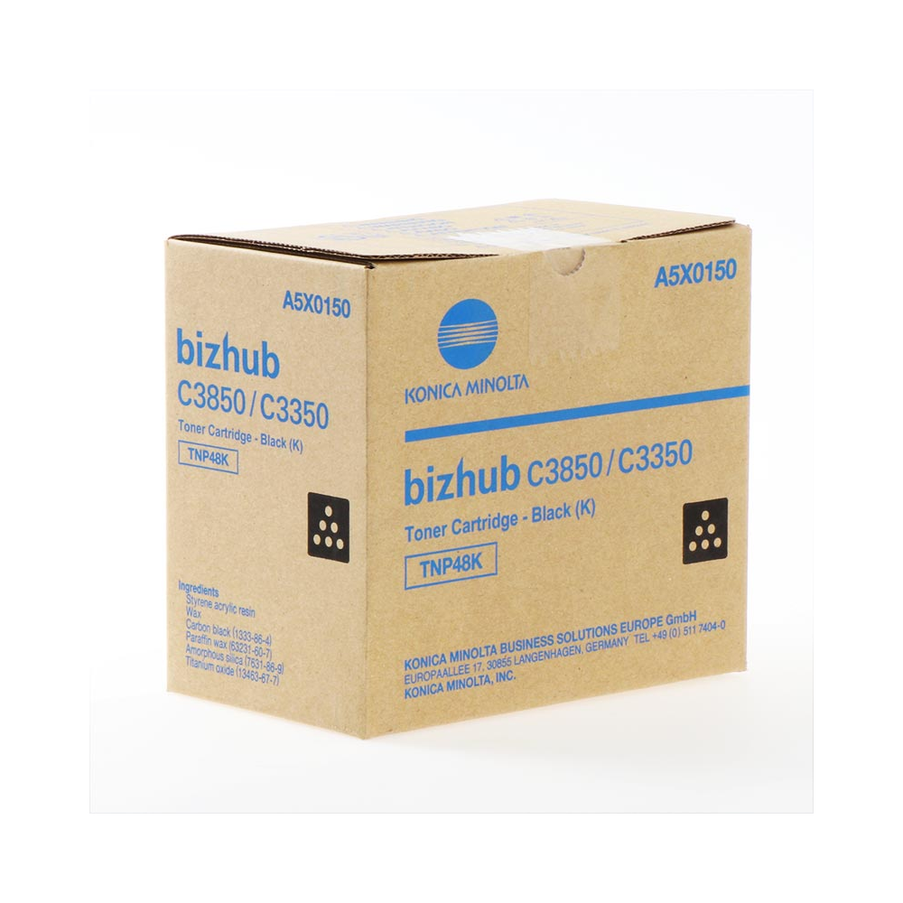 Тонер касета KONICA MINOLTA Black TNP48K за Bizhub C3350/3850/8350FS, 10000 к.