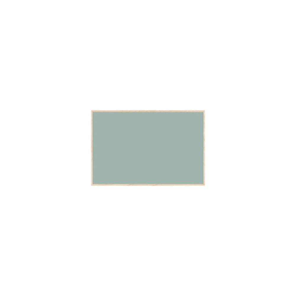 Цветна магнитна дъска Bi-Office OLIVE, 600х400 мм, цвят маслина, дървена рамка