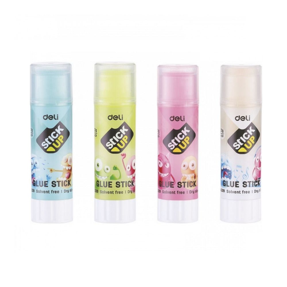 Цветно сухо лепило Deli Stick Up Bumpees, EA20900, 21 г