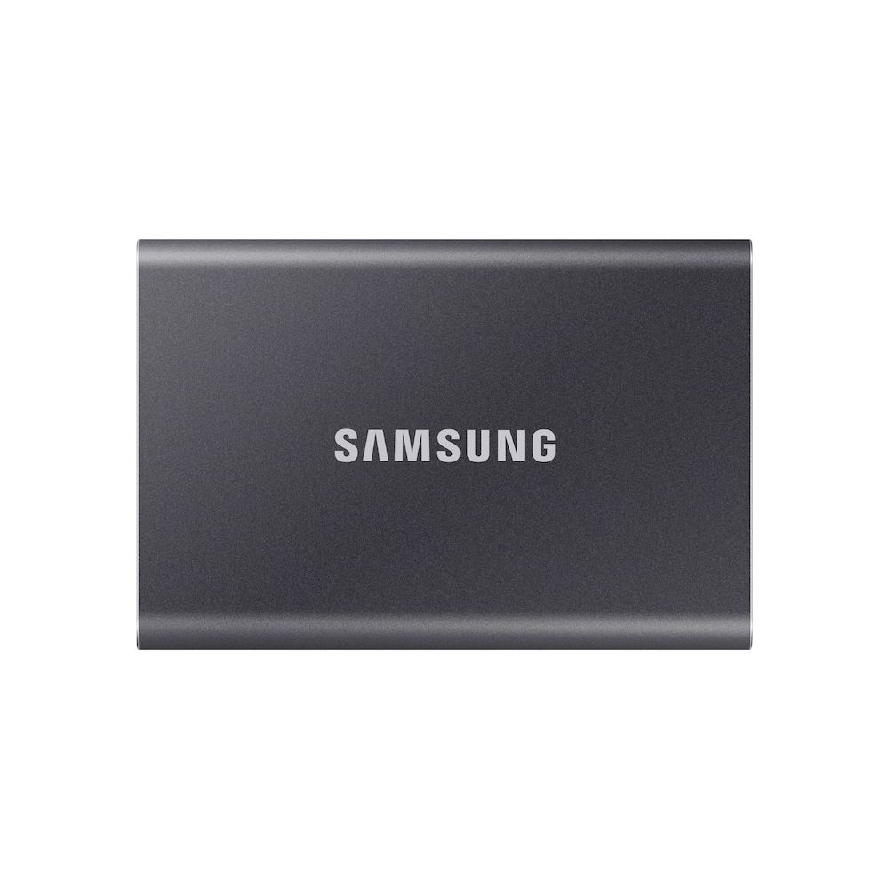 Твърд диск SSD Samsung T7, външен, 2.5", 4TB, USB 3.2 Gen2, титаниево сив