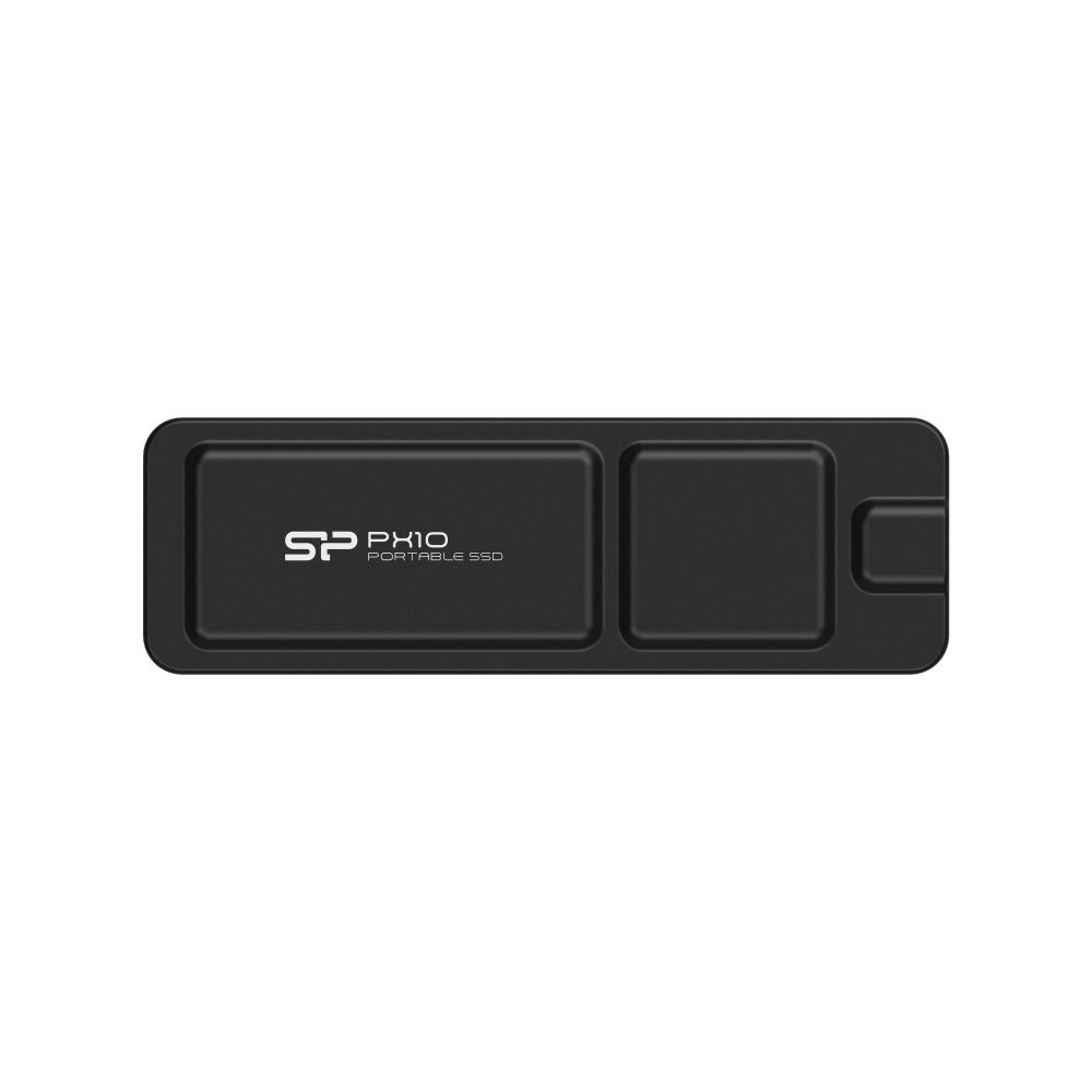 Твърд диск SSD Silicon Power PX10, външен, 1TB, USB 3.2 Gen2, Type-C, черен