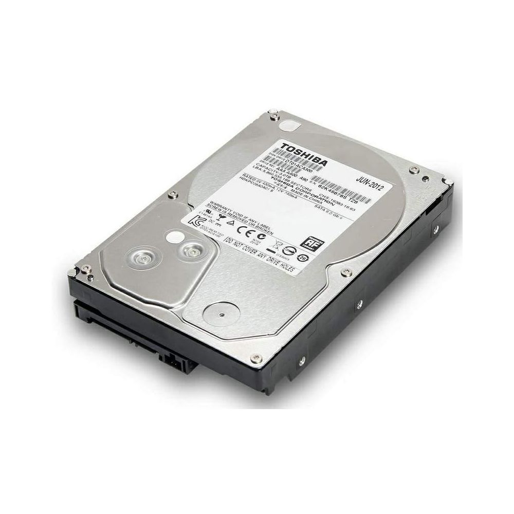 Твърд диск Toshiba, вътрешен, 3.5", 2TB, SATA 7200, 64MB
