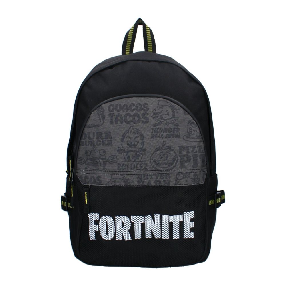 Ученическа раница Fortnite Battle Royale, черна, 2 отделения