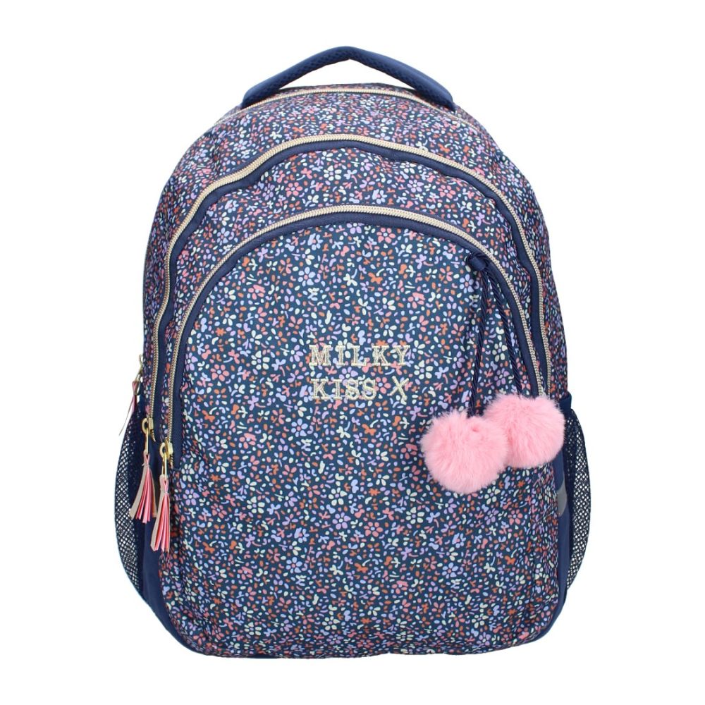 Ученическа раница MILKY KISS Floral Fame, 3 отделения