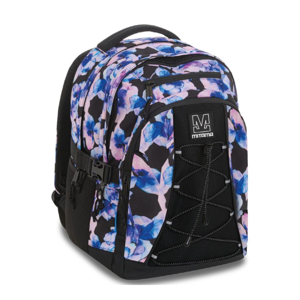 Ученическа раница MITAMA #BDBF FloralBeat, за момиче, 3 отделения