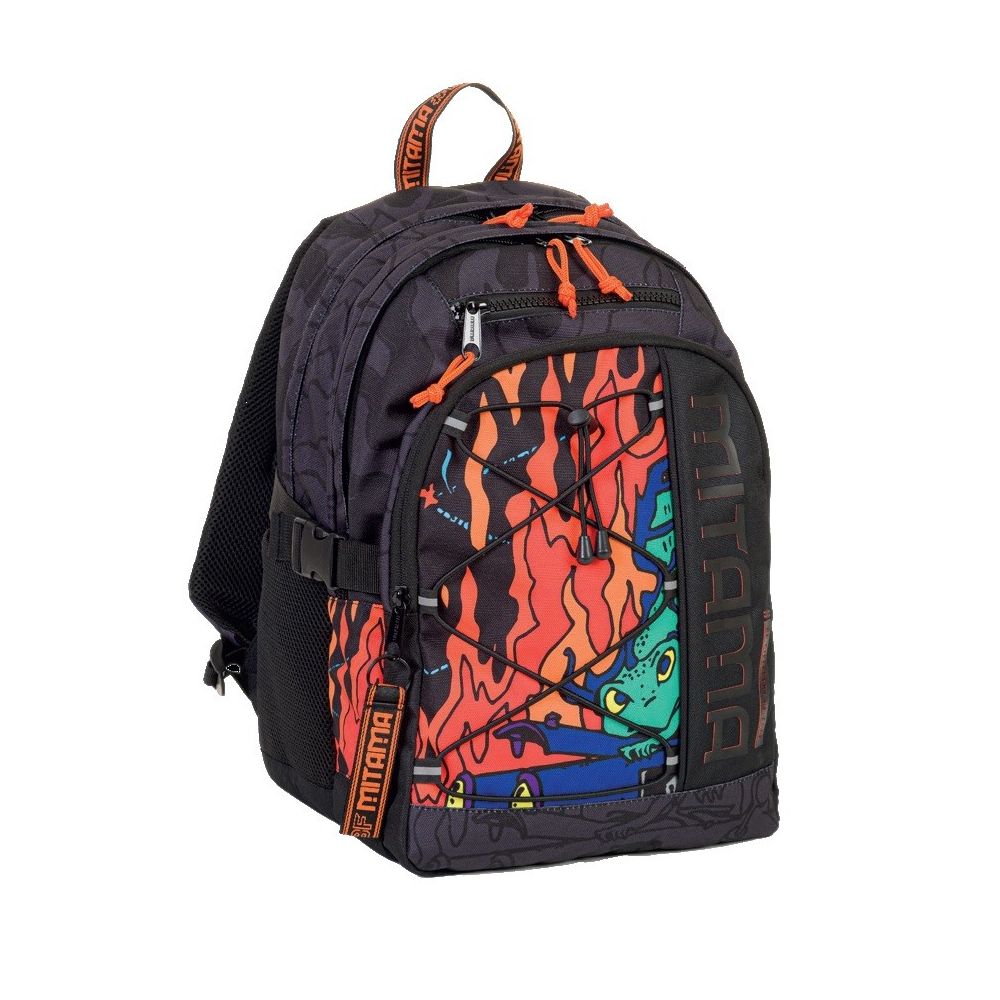 Ученическа раница MITAMA #BDBF Hellblack, USB порт, 4 отделения