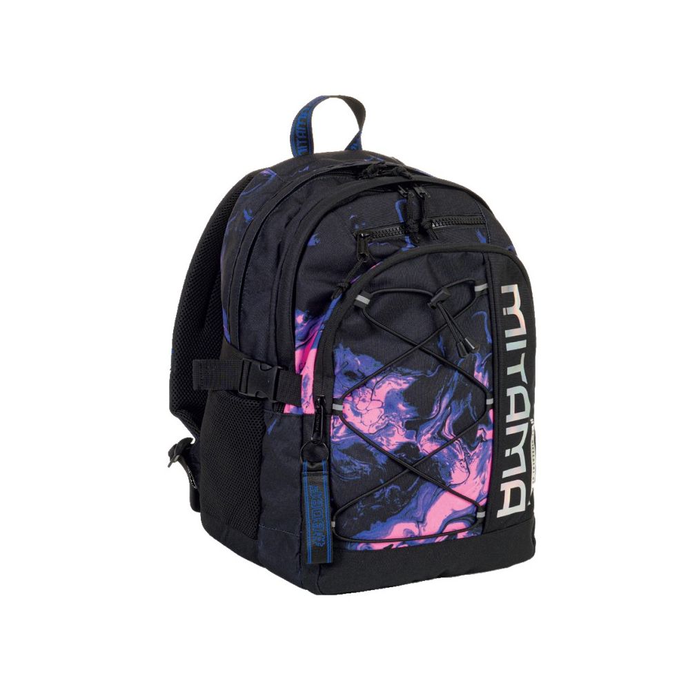 Ученическа раница MITAMA #BDBF Pink Smoke, USB порт, 4 отделения