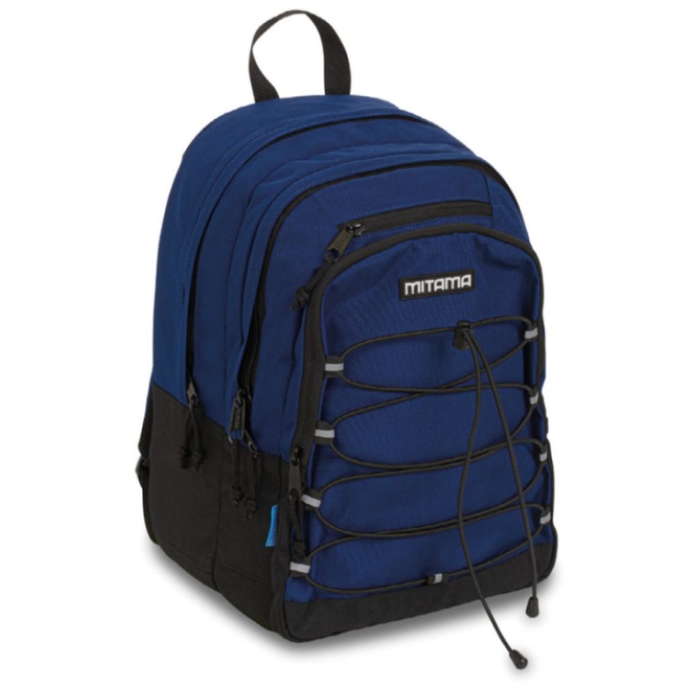 Ученическа раница MITAMA Flexer Storm, унисекс, 3 отделения, синя