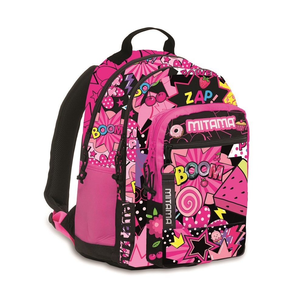 Ученическа раница MITAMA New Plus Candy Boom, 4 отделения
