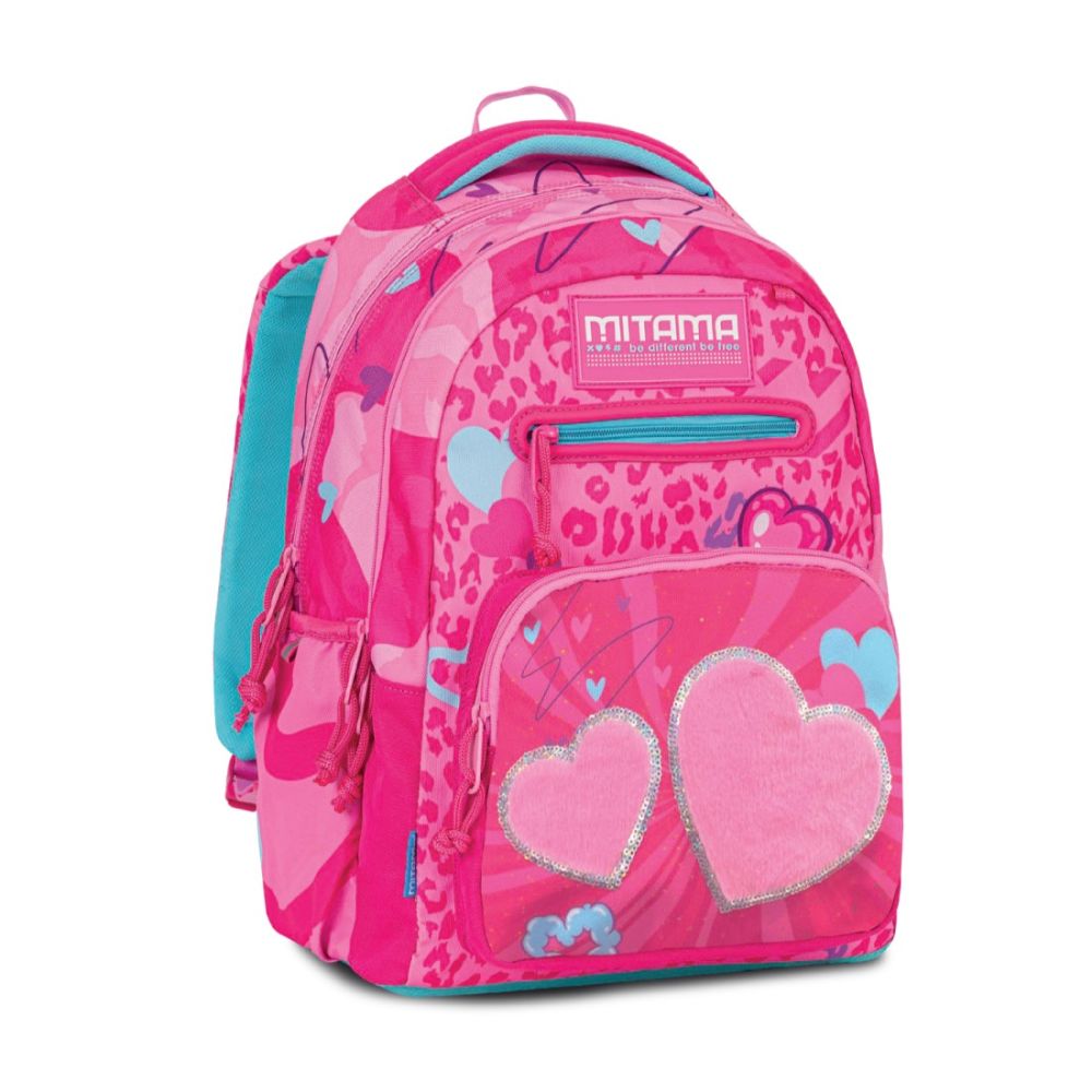 Ученическа раница MITAMA NEW PLUS FunnyPink, 4 отделения