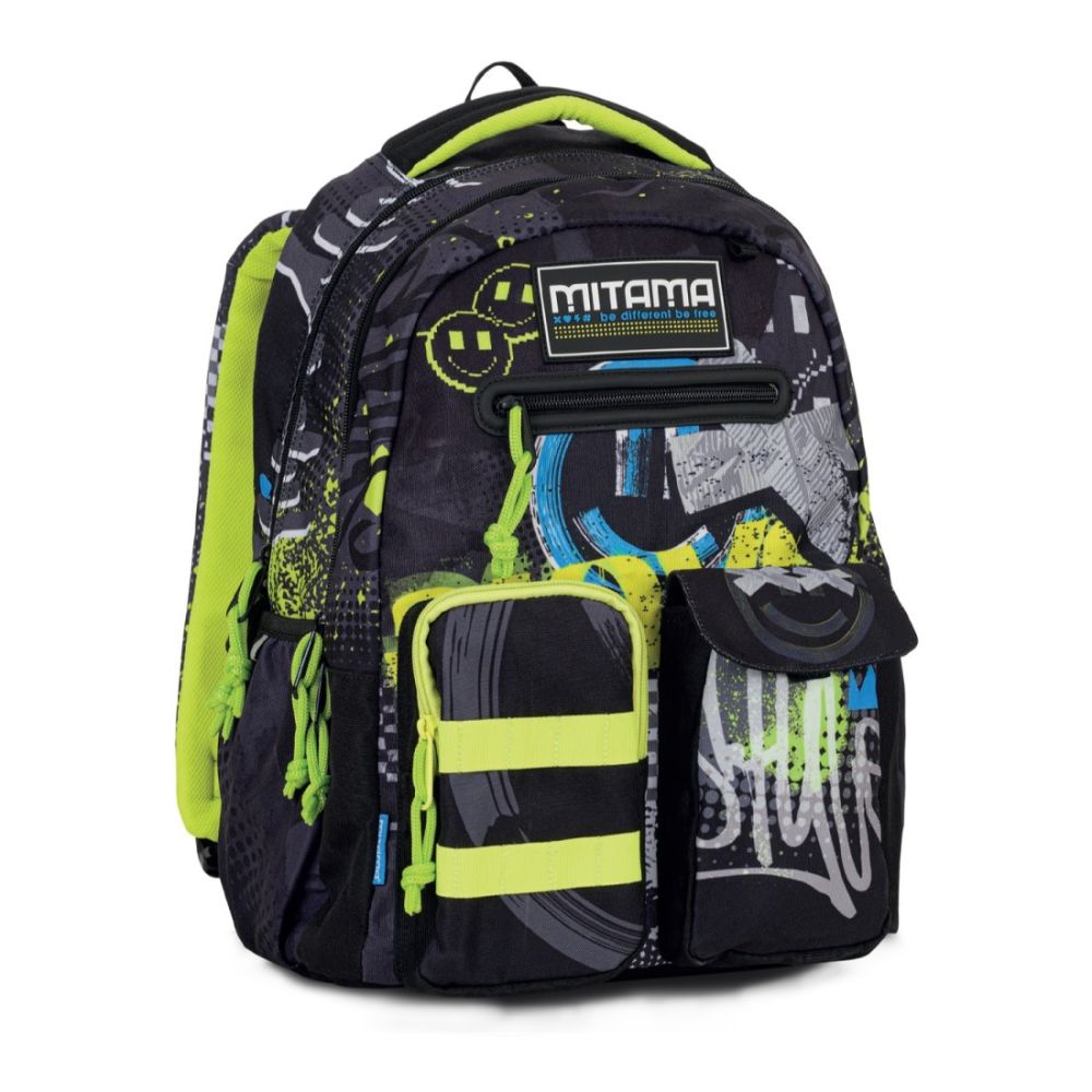 Ученическа раница MITAMA NEW PLUS UrbanSmile, 4 отделения