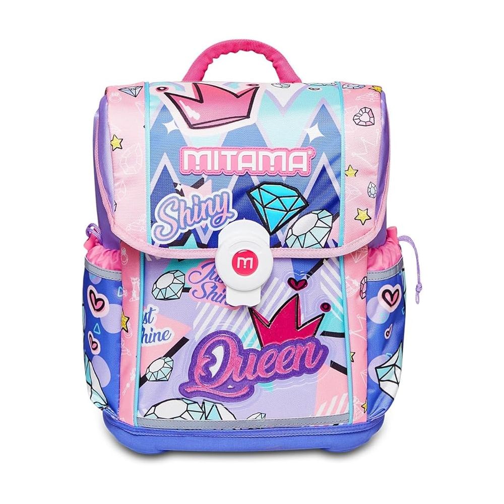 Ученическа раница MITAMA Upside Just Shine, за момиче, 2 отделения