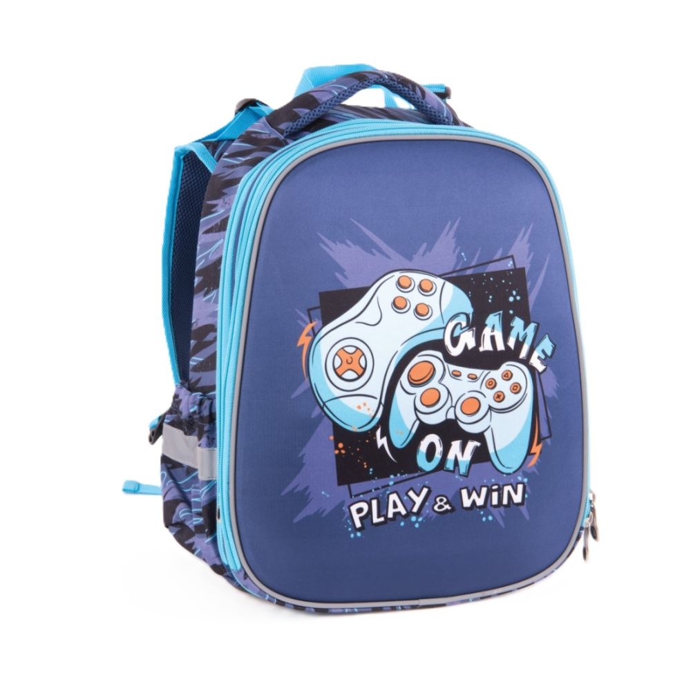 Ученическа раница PULSE Anatomic Cube Game On, 2 отделения