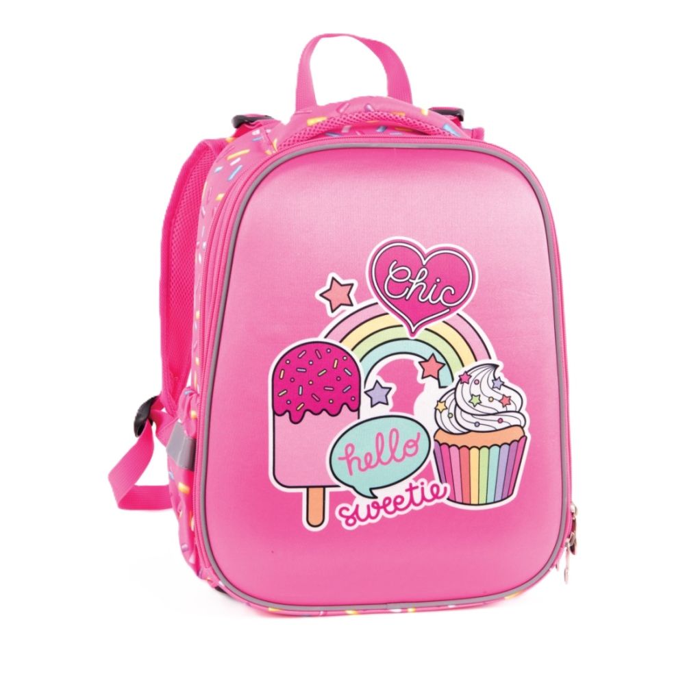 Ученическа раница PULSE Anatomic Cube Hello Swetie, 2 отделения