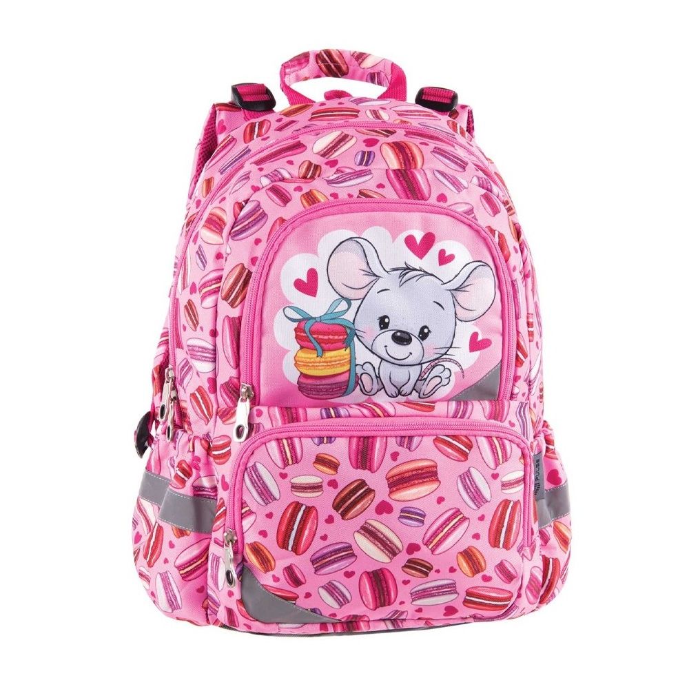 Ученическа раница PULSE Anatomic Happy Mouse, 3 отделения