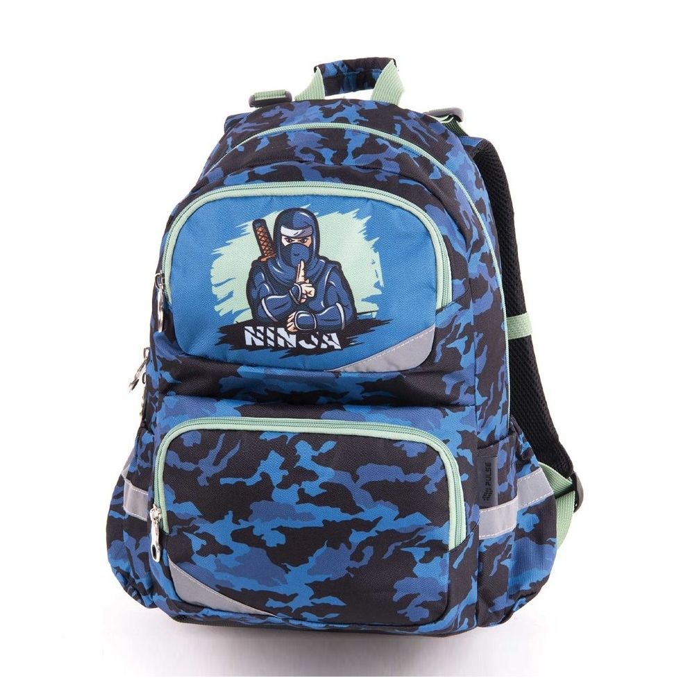 Ученическа раница PULSE Anatomic Ninja, 3 отделения