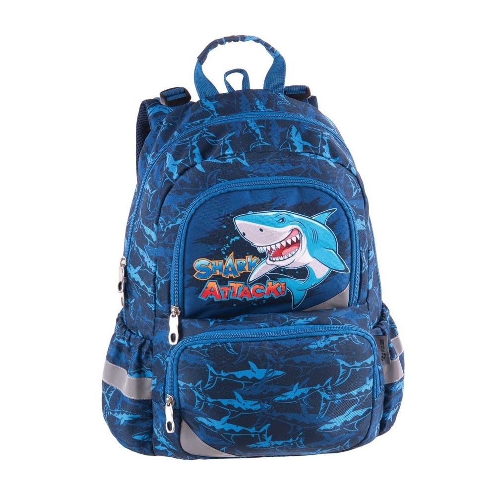 Ученическа раница PULSE Anatomic Shark Attack, 3 отделения