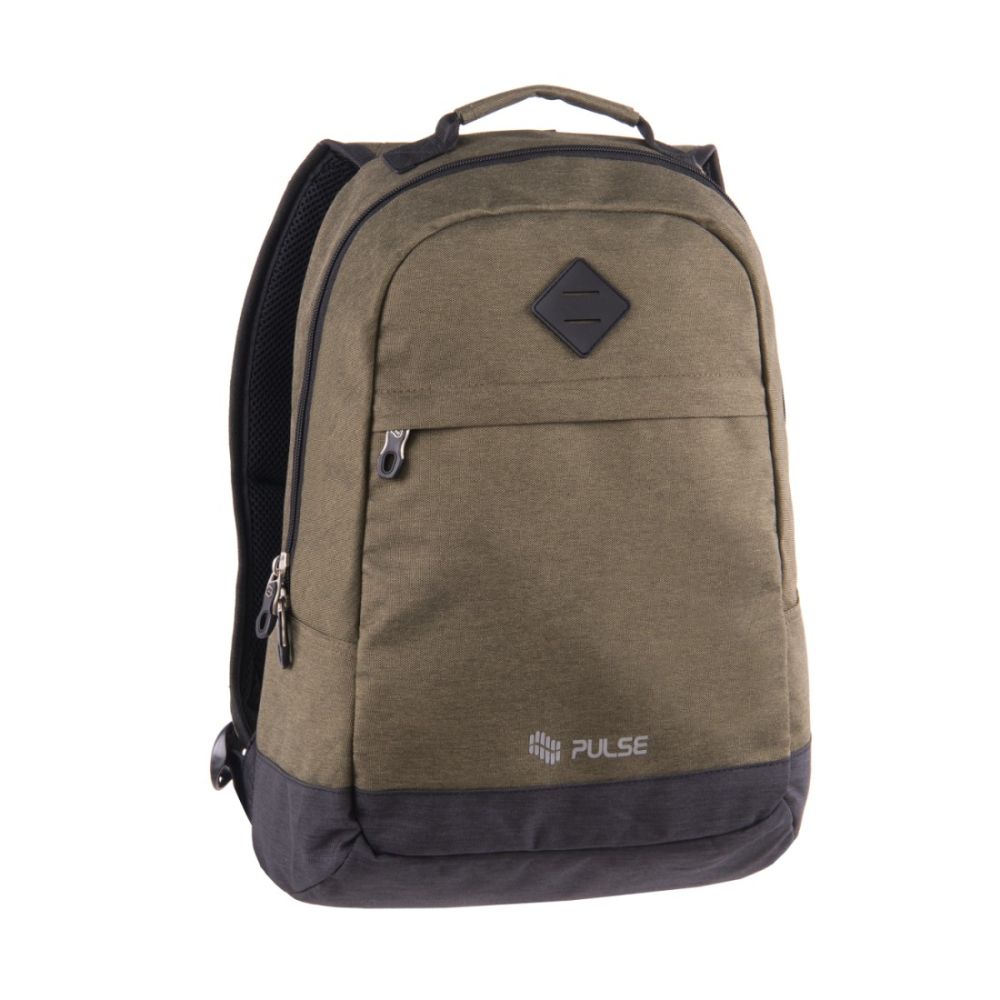 Ученическа раница PULSE Bicolor Olive Green, 2 отделения
