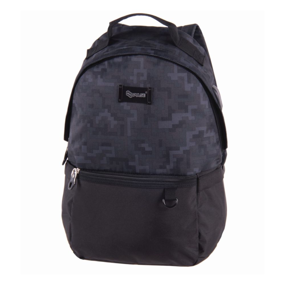 Ученическа раница PULSE Cloud Gray Maze, 2 отделения