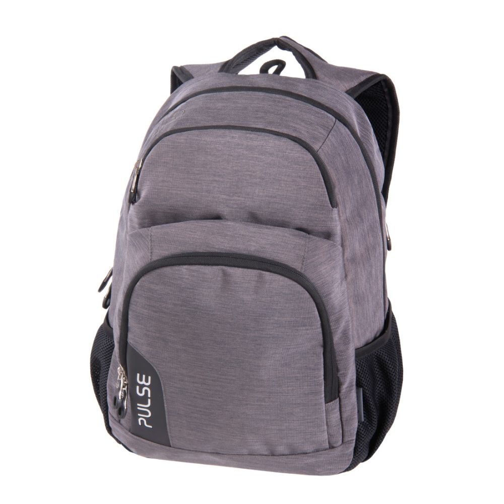 Ученическа раница PULSE Element Olive Gray, 3 отделения