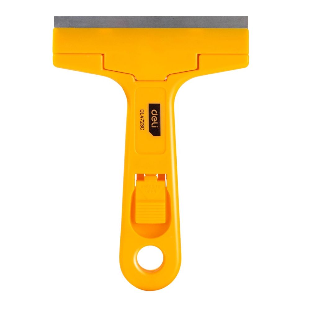Универсална стъргалка Deli TOOLS EDL4723C, 145 х 18 мм, сплавна стомана, HIPS, острие 0.5 мм