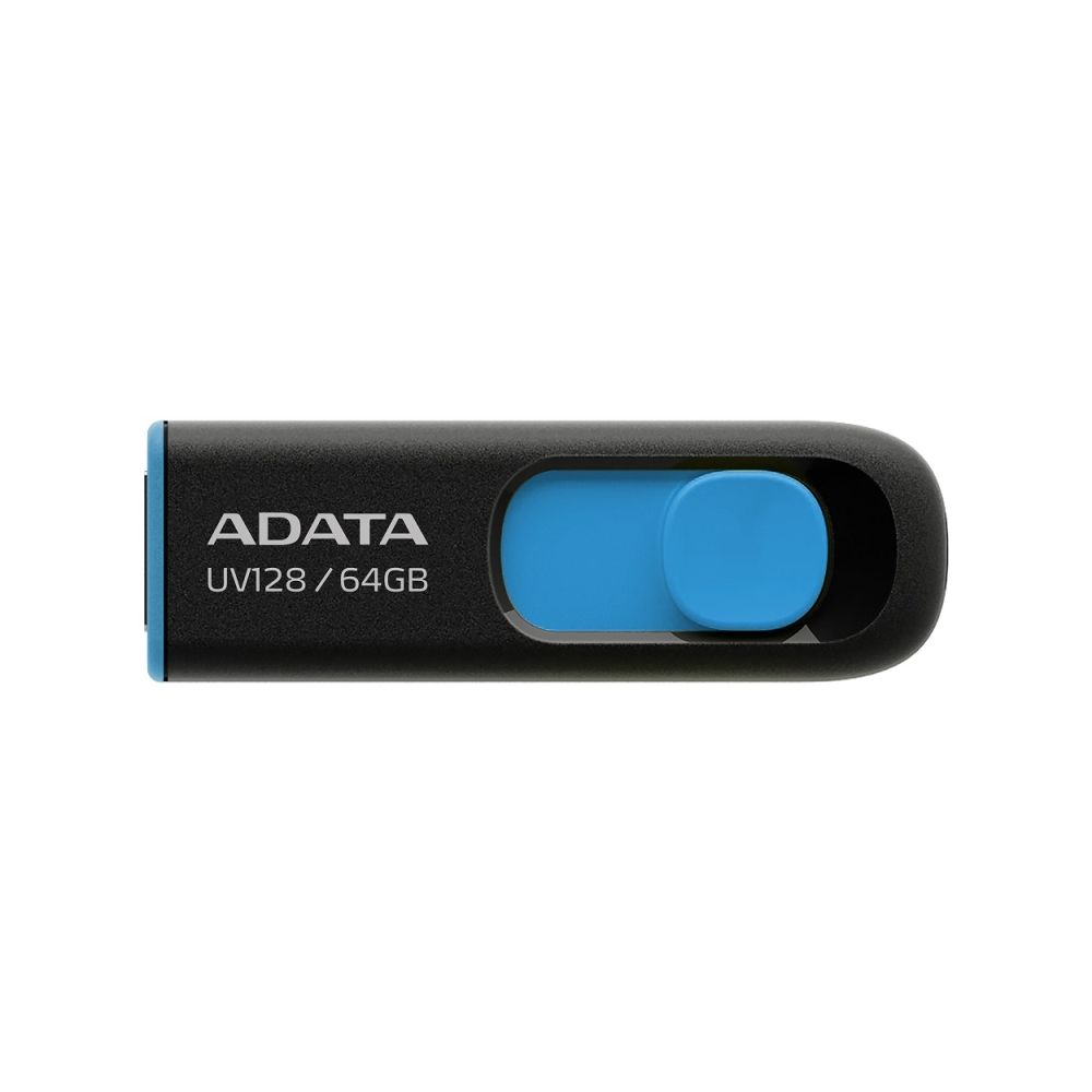 USB флаш памет ADATA UV128, 64GB, USB 3.2, Type-A, черна